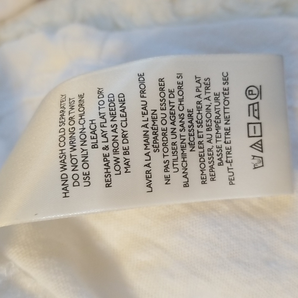 Free People Market Embroidered V Neck Tie Front Top White Oversized Medium - Picture 9 of 10